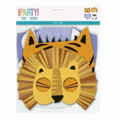 Online Unique Party 8 Animal Paper Masks