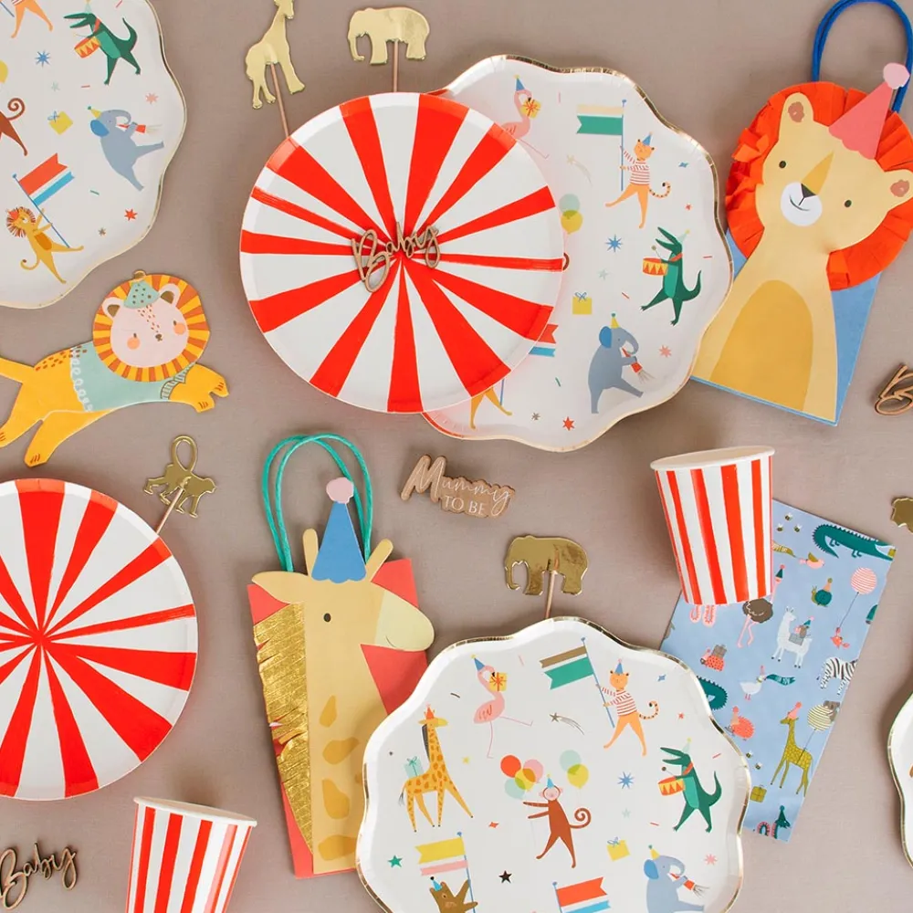 New Meri Meri 8 Animal Parade Gift Bags
