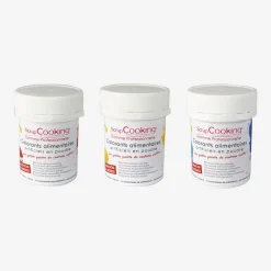 Cheap ScrapCooking 3 Artificial Coloring Powders Red, Yellow, Blue