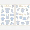 Online Party Pro 30 Baby Boy Stickers