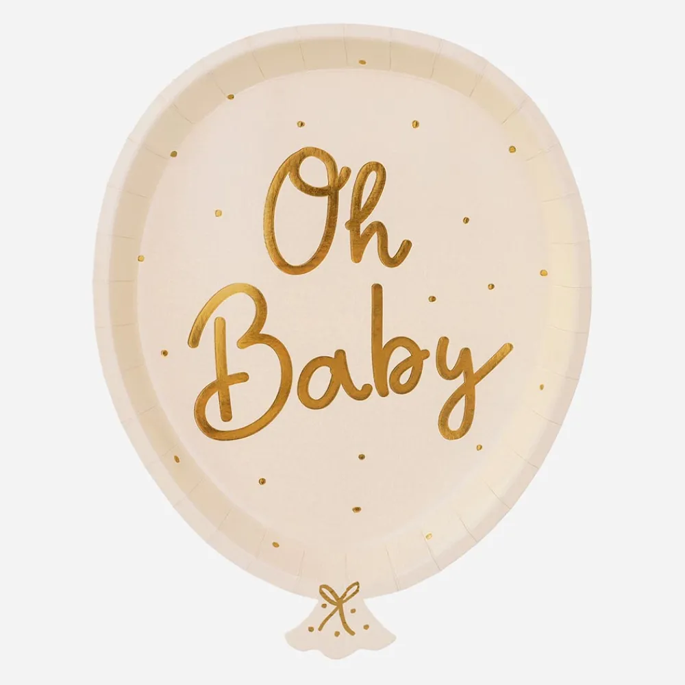 Discount Party Deco 6 Baby Plates