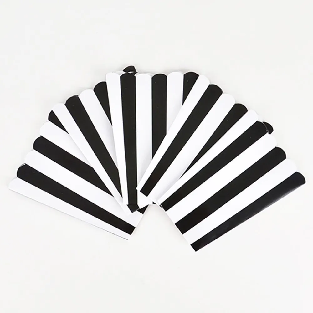 Outlet Amscan 5 Black Striped Popcorn Boxes