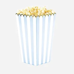Cheap Party Pro 8 Blue And White Popcorn Boxes