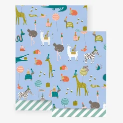Fashion House of Products 1 Blue Animal Party Paper Pouch