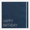 Best Sale Ginger Ray 16 Blue Happy Birthday Napkins