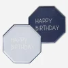 Online Ginger Ray 8 Blue Happy Birthday Plates
