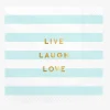 Outlet Party Deco 20 Blue Message Napkins