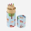 Shop Rex London 1 Box Of 12 Woodland Animal Pencils