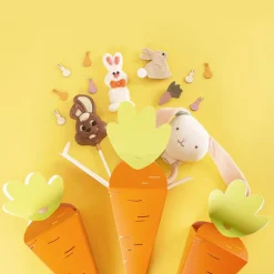 Flash Sale Party Deco 6 Boxes Of Easter Carrots