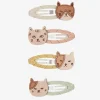 New Mimi & Lula 4 Cat Head Hair Clips