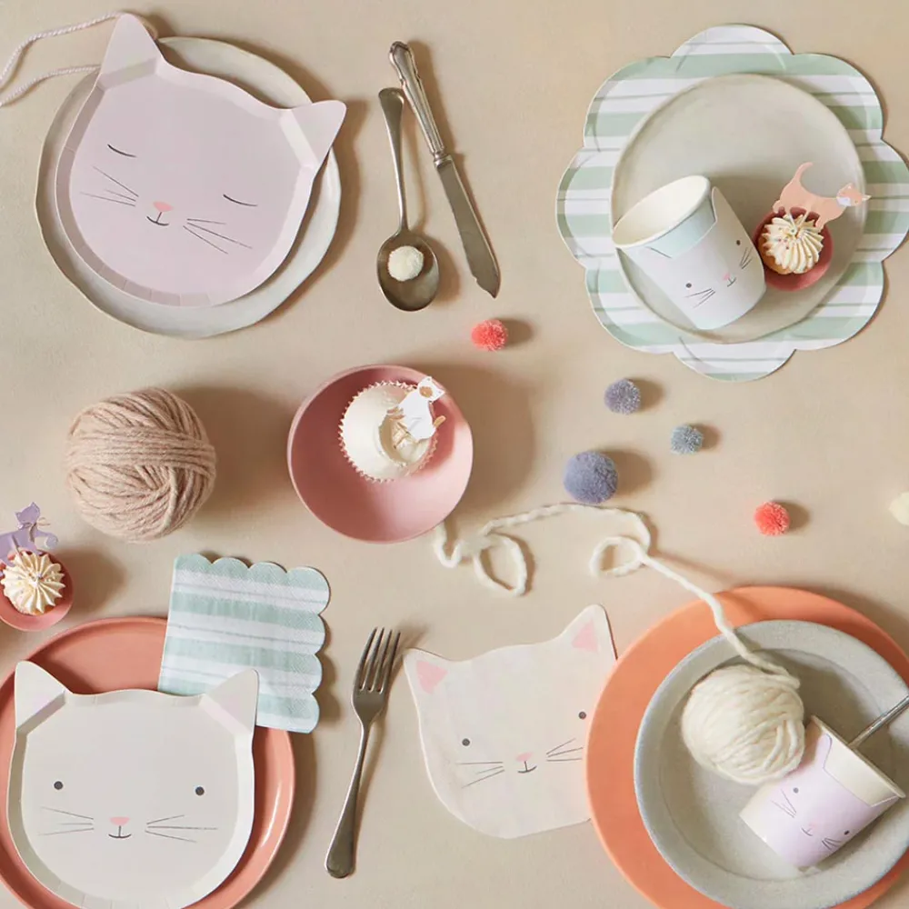 Online Meri Meri 8 Cat Plates