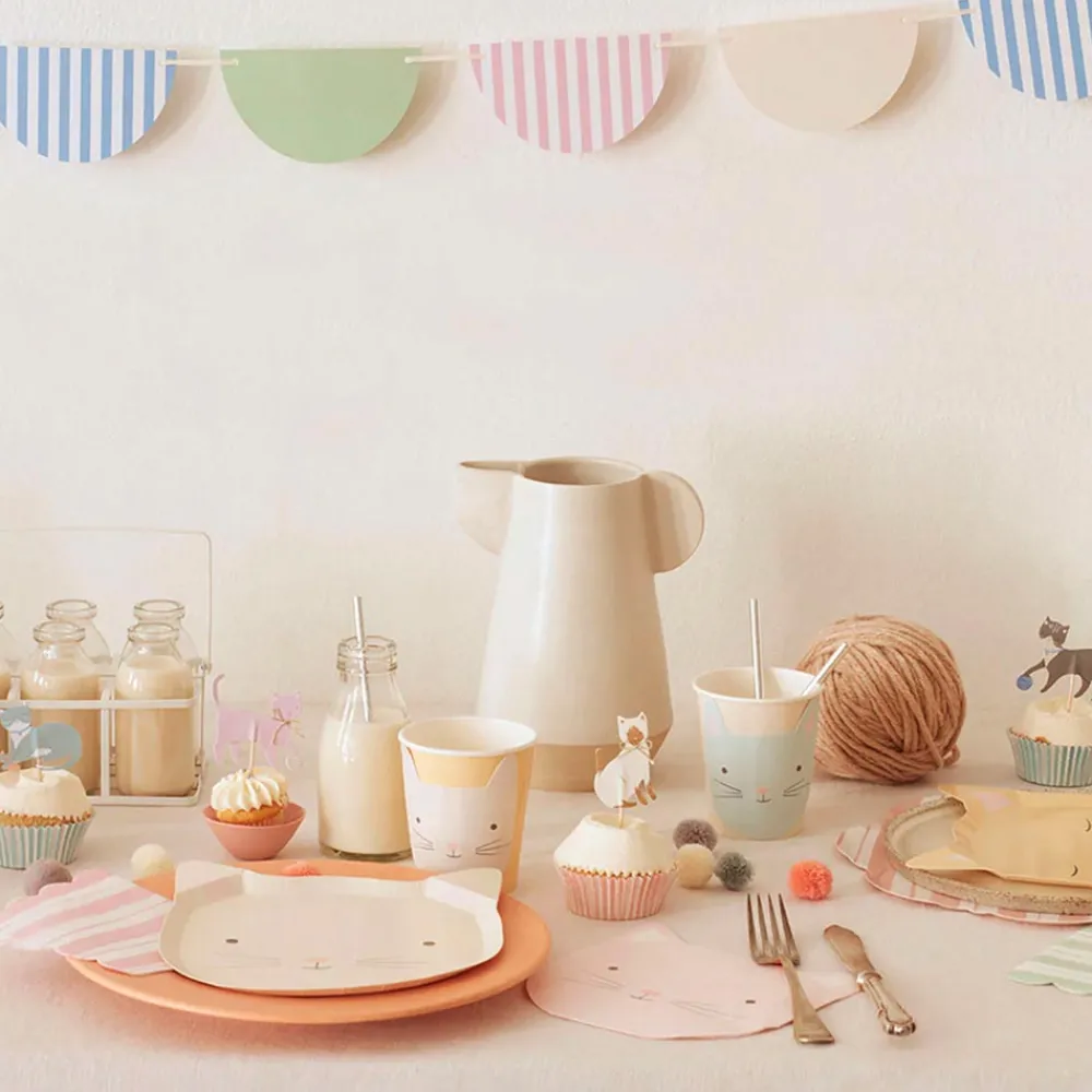 Online Meri Meri 8 Cat Plates