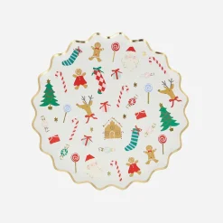 Cheap Meri Meri 8 Christmas Plates
