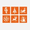 Flash Sale Graine Créative 6 Christmas Stencils