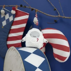 New Fabelab 1 Christmas Stocking In Blue Fabric