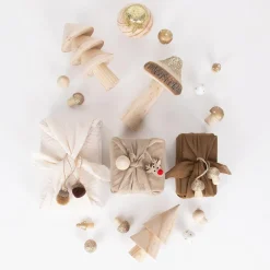 Outlet Arty Fêtes Factory 1 Cognac Muslin Table Runner