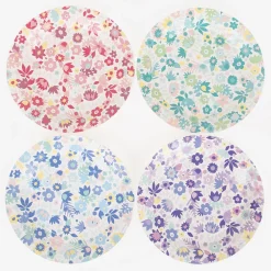 Sale My Little Day 8 Colored Flower Plates