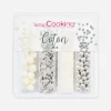 Hot ScrapCooking 4 Cotton Mix Sweet Decorative Jars