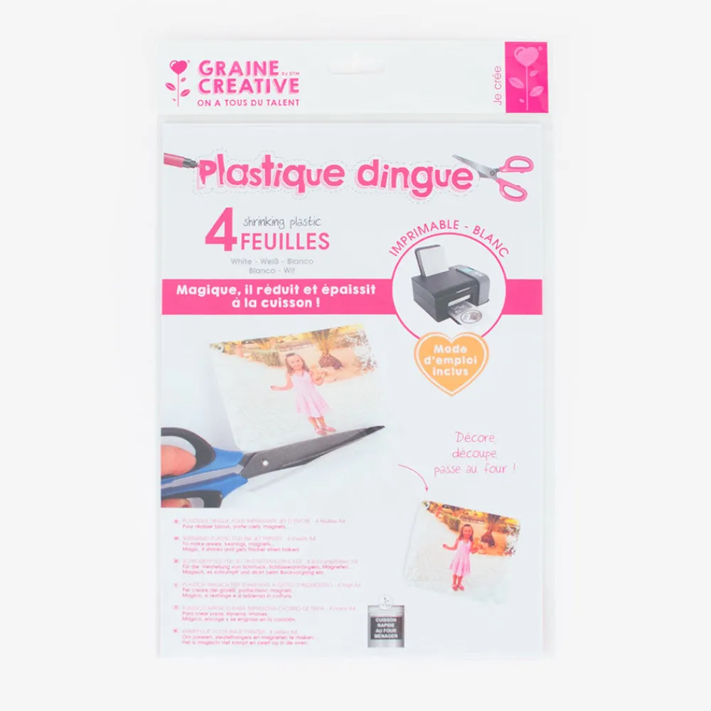 Hot Graine Créative 4 Crazy Plastic Printable Sheets