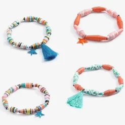 Discount Djeco 1 Creative Kit: Bracelets And Paper Beads