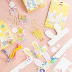 Hot TalkingTables 12 Cross Stitch Easter Cards