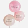 Clearance Ginger Ray 3 Double Pink Happy Birthday Balloons