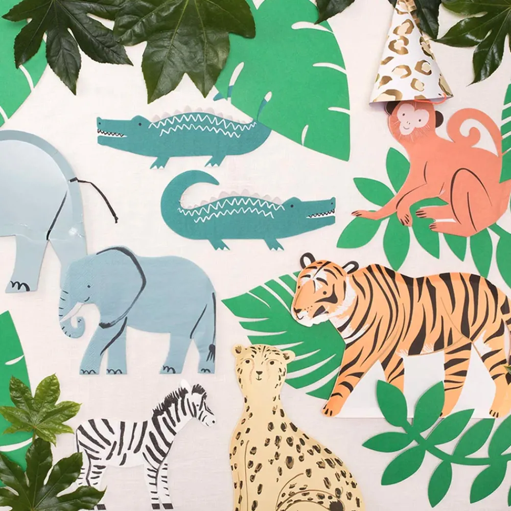 Cheap Meri Meri 8 Elephant-Shaped Plates