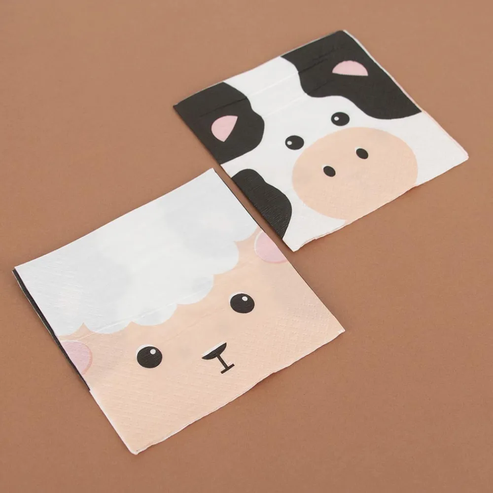 Online My Little Day 20 Farm Animal Napkins