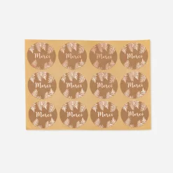 Sale Arty Fêtes Factory 24 Fern Thank You Stickers