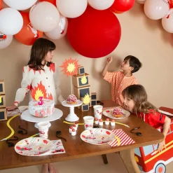 Store My Little Day 8 Firefighter Plates