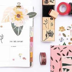 Hot Rico Design 6 Flower Pattern Stamps