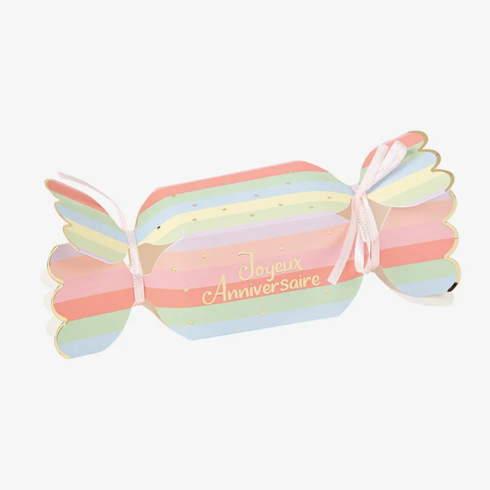 Online Arty Fêtes Factory 8 Foil Containers" Joyeux="" Anniversaire"="" Pastel"="
