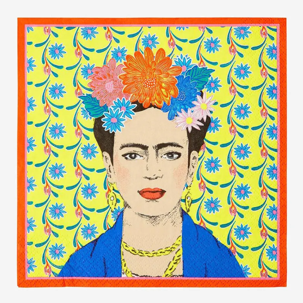 Outlet TalkingTables 20 Frida Kahlo Napkins