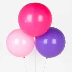 Cheap Unique Party 3 Giant Pink Mix Balloons (60Cm)