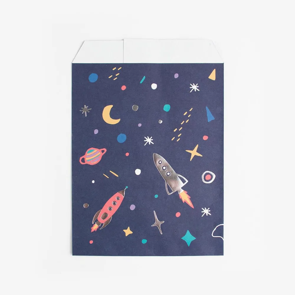 Sale Party Deco 6 Gift Bags - Space