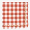 Fashion Party Pro 16 Gingham Scalloped Napkins