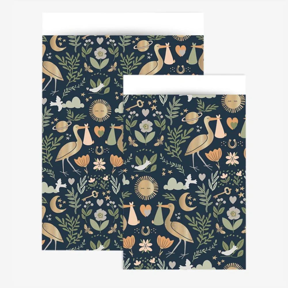 Discount House of Products 1 Gold Baby Shower Paper Pouch