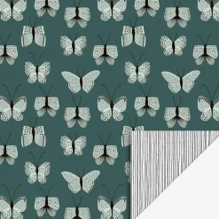 Cheap House of Products 1 Green Butterfly Paper Pouch