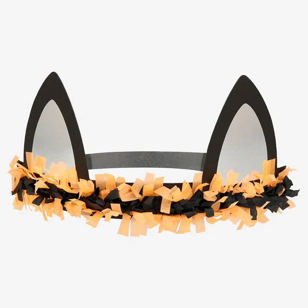 Shop Meri Meri 8 Halloween Cat Ears Headbands