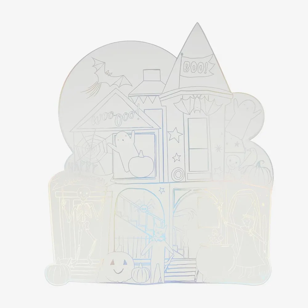 Best Meri Meri 8 Halloween Haunted House Placemats