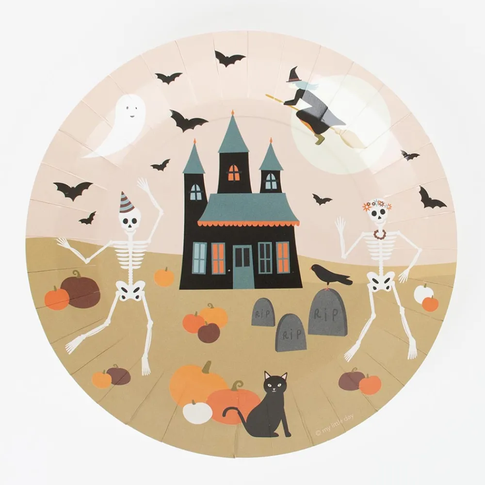 Online My Little Day 8 Halloween Plates