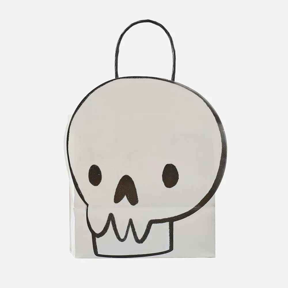 Cheap Ginger Ray 6 Halloween Skull Gift Bags