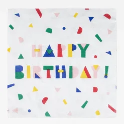 Best Sale My Little Day 20 Happy Birthday Napkins And Party Favors
