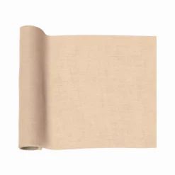 Hot Arty Fêtes Factory 1 Hazelnut Muslin Table Runner