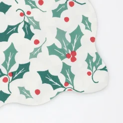 Shop Meri Meri 16 Holly Christmas Napkins