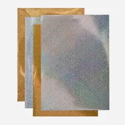 Best Rico Design 10 Holographic Star Greeting Cards