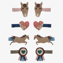 New Mimi & Lula 8 Horse Barrettes