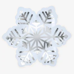 New Arty Fêtes Factory 8 Ice Blue Snowflake Plates