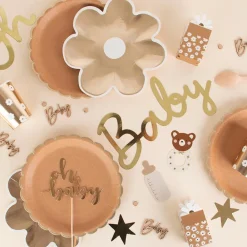 Shop Party Pro 8 Kraft Scalloped Plates