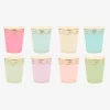 Store Meri Meri 8 Laduree Pastel And Gold Cups